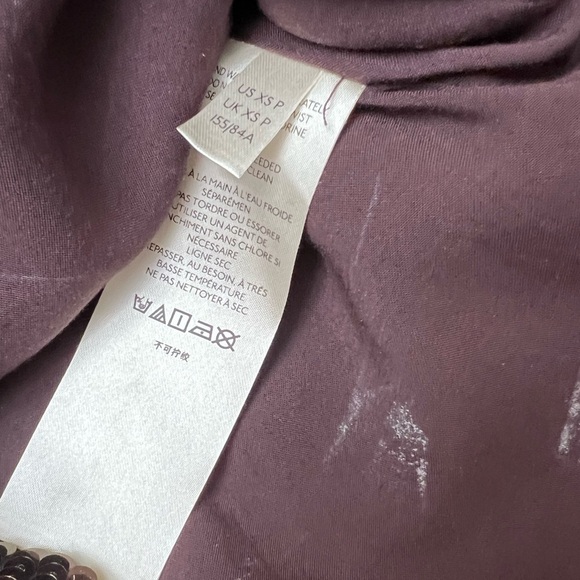 Anthropologie Maeve Women Kara Sequined Brown Mini Cocktail Dress Size XSP - Picture 10 of 12